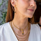 Labradorite Bar Earrings