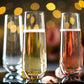 Stemless Champagne Flutes, 9.4 Oz, Set of 8