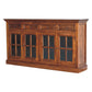 Solid Wood Large Glazed Sideboard