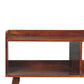 Solid Wood Open-top Chestnut Media Unit