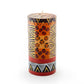 Animal Print Painted Candles