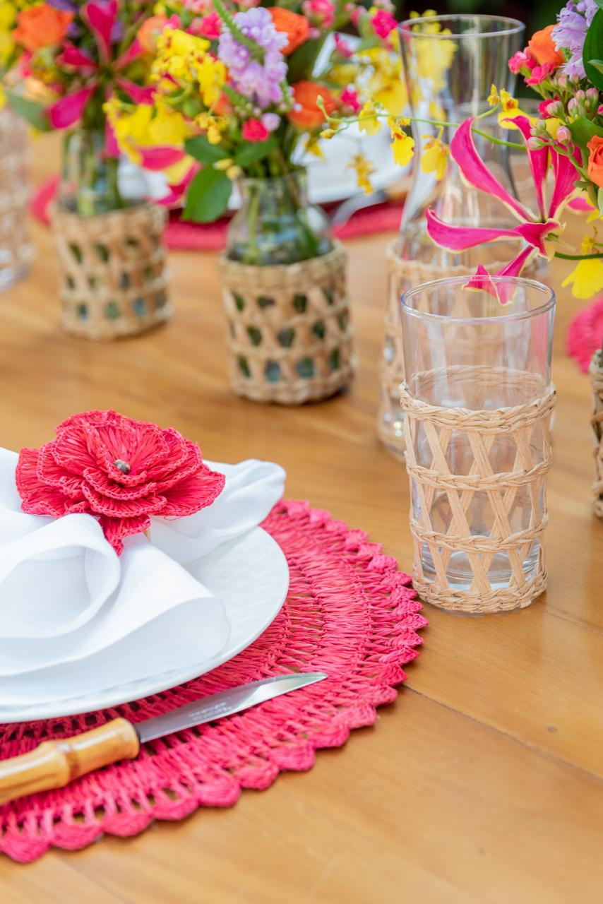 S/4 Buriti Flower Napkin Ring