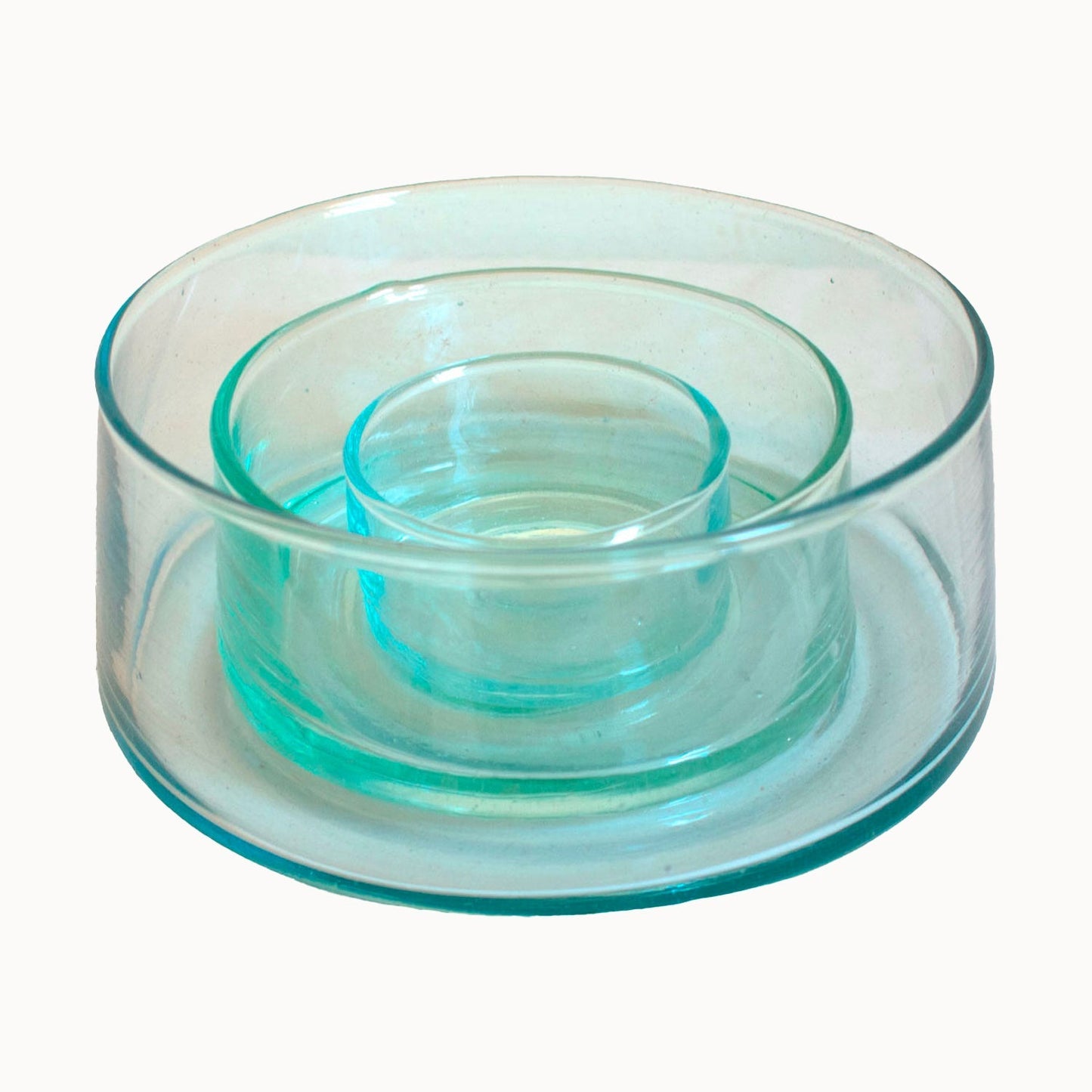 Moroccan Handblown Glass Nesting Dish