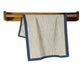 TEA BREAK – Set of 2 Hand Block Printed Kitchen Towels – Kora Cotton – Fair Trade – Artisan Made