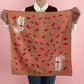 Albino Squirrel  Cotton Silk Bandana