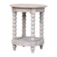 Solid Wood Ellsworth Round Side Table in Acid Wash