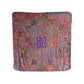 Handmade Reversible Printed Batik Quilt Blanket Throw, Quilted, 87 x 87 inches