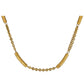 Tube Bead Station Necklace
