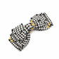 Chic Black and White Tweed Harmony Barrette
