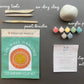 DIY Air Dry Clay Kit- Make Your Own Sun Wall Hanging