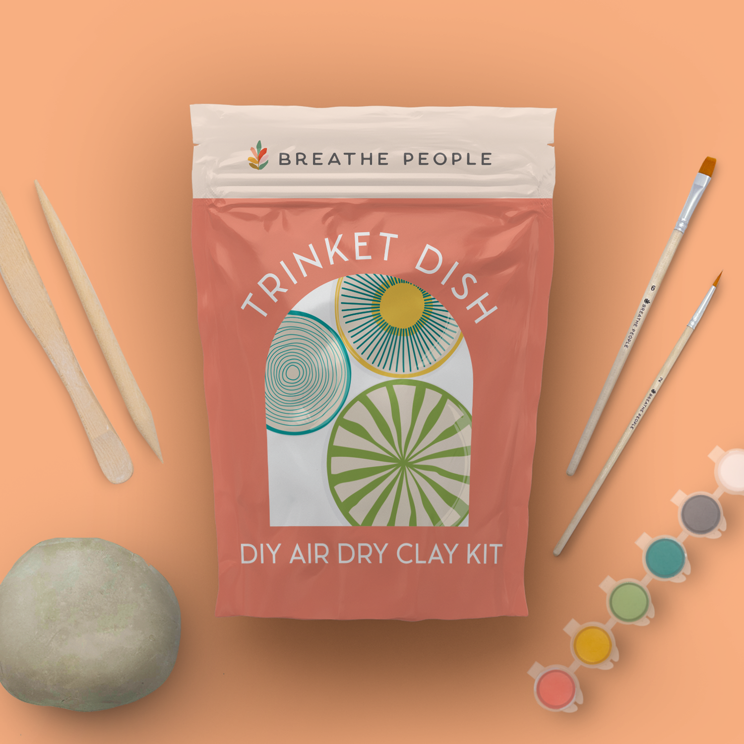 Trinket Dish Air Dry Clay Kit