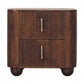 Solid Wood Marlowe Fluted Nightstand