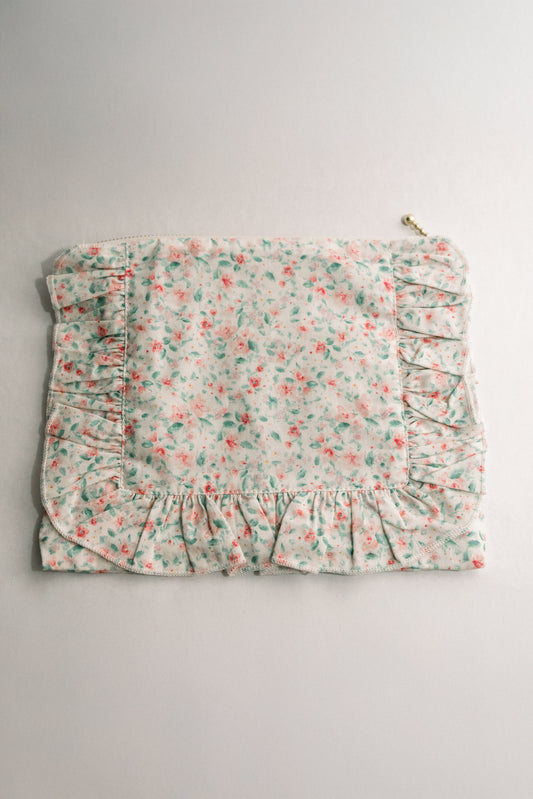 Vintage-Inspired Floral Pouch- Confetti