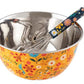 Sunburst Bloom Bowl & Whisk Set