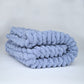 Woven Together Baby Blanket in Blue