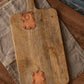 Vintage Inspired Wooden Charcuterie Board with Handmade Copper Details