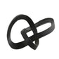 Abstract  Interlinked Sculpture | Black Modern Art Décor