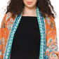Wildflower Sheer Kimono - Tangerine