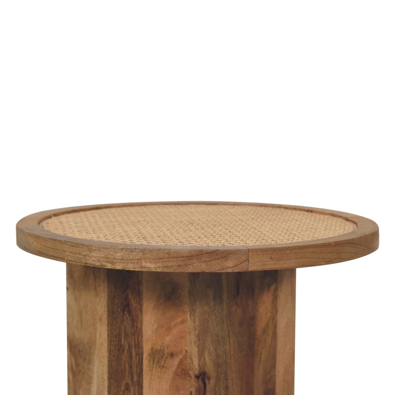 Solid Wood Close-knit Corner End Table