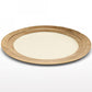 Feather Plates Gold/Oyster - In Stock