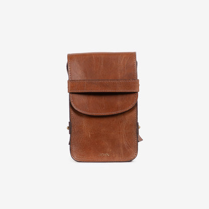 The Boxy Crossbody - Vintage Brown