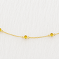 November Birthstone Bracelet — Citrine