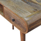 Solid Wood Curved Writing Desk