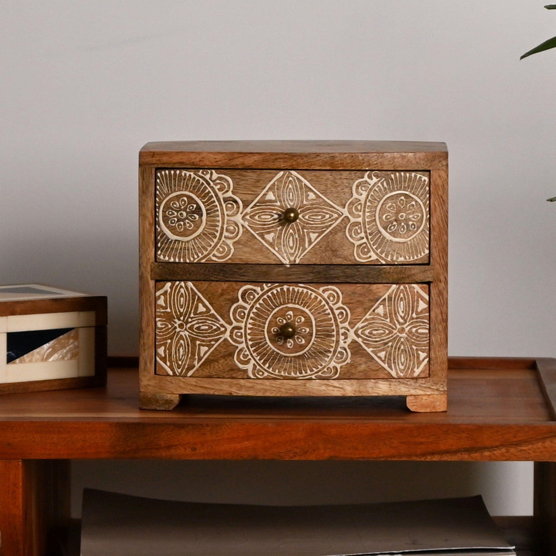 Two-Drawer Chest |  Mango Wood | Storage & Decor