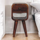 Solid Wood Extra Mini Chestnut Curve Lower Nightstand