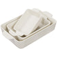 Baking dishes, Set of 3, Cherry Red