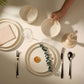 Dinnerware Set, 12 Piece Service for 4, Ceramic, Cambridge Classics