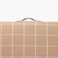 Tan Grid | Dog Bed or Bed Cover