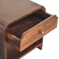 Solid Wood California Walnut Newton Bedside Table