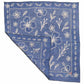 Fully Hand Drawn Painted, Indigo Natural Dye Batik Bandana, Hibiscus Indigo, Blue, Batik Tulis