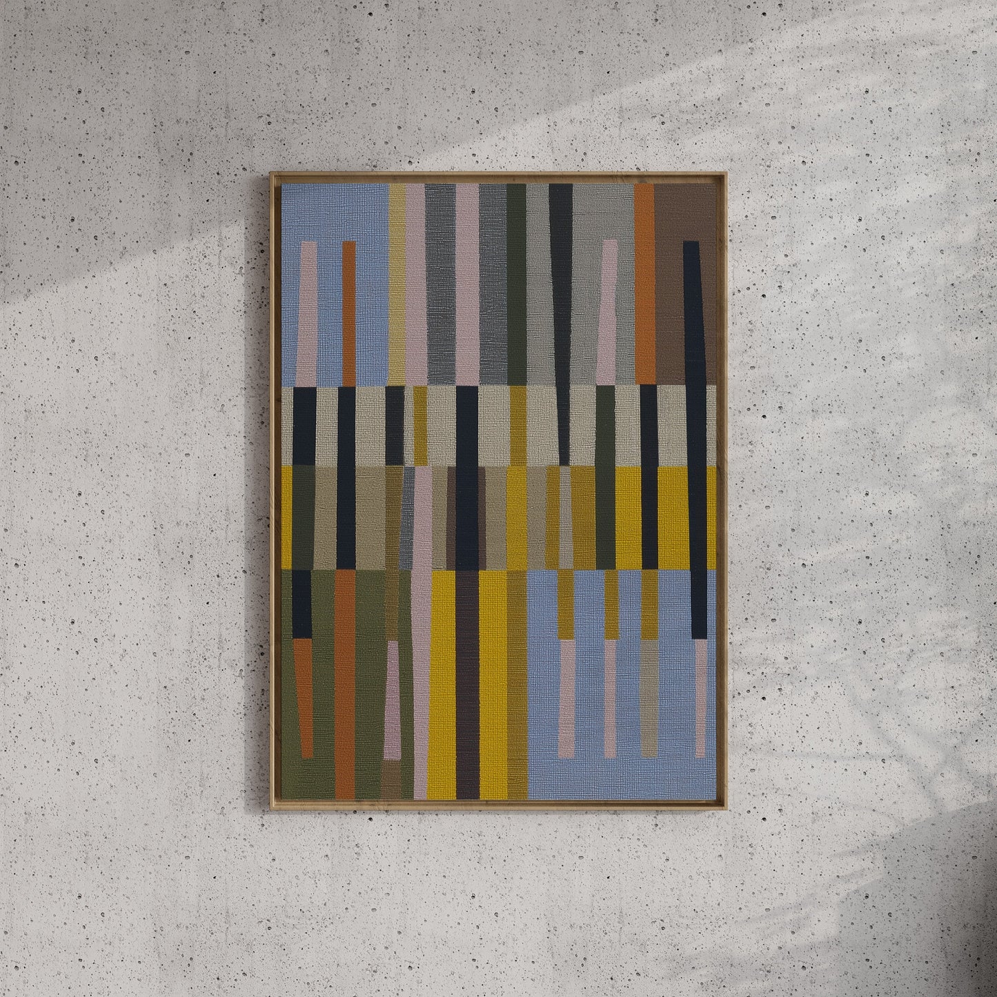 Woven Perspectives No. 09 — Geometric Abstract Art Print