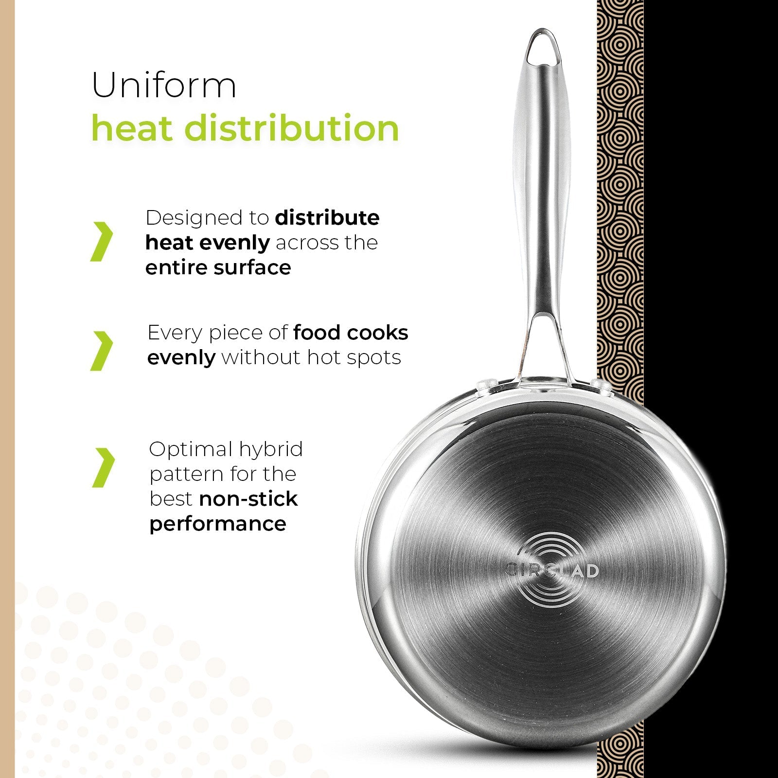 BE | LIVING CIRCLAD Series Sauce Pans with Lid