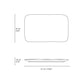 Rectangular Platter Juta Medium Set of 4