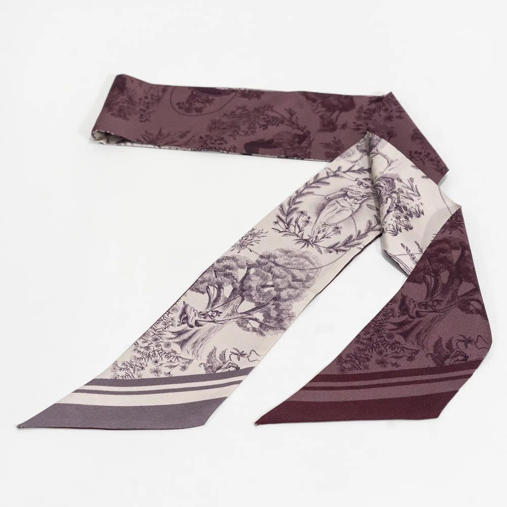 The Heroines Silk Twilly Scarf