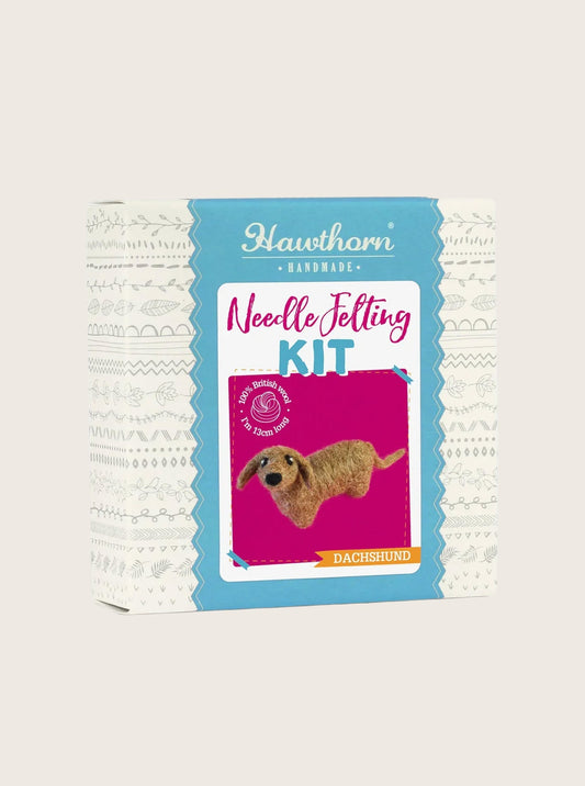 DACHSHUND MINI NEEDLE FELTING KIT