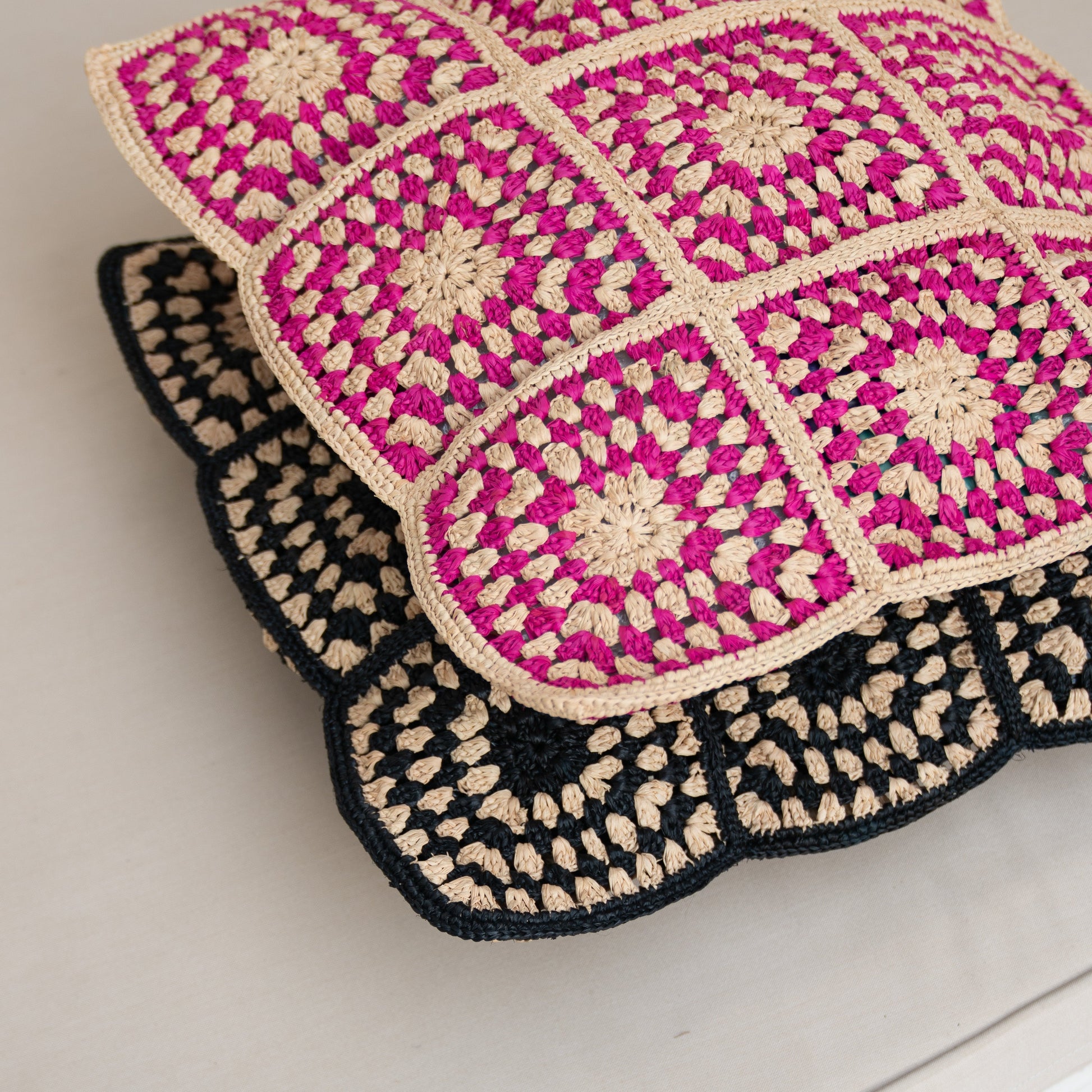 Raffia Cushion