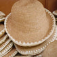 Summer Bucket Hat - Trimmed Natural