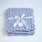 Woven Together Baby Blanket in Blue