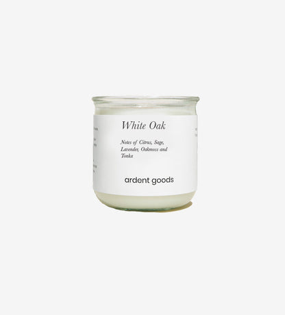 White Oak Spanish Glass Candle