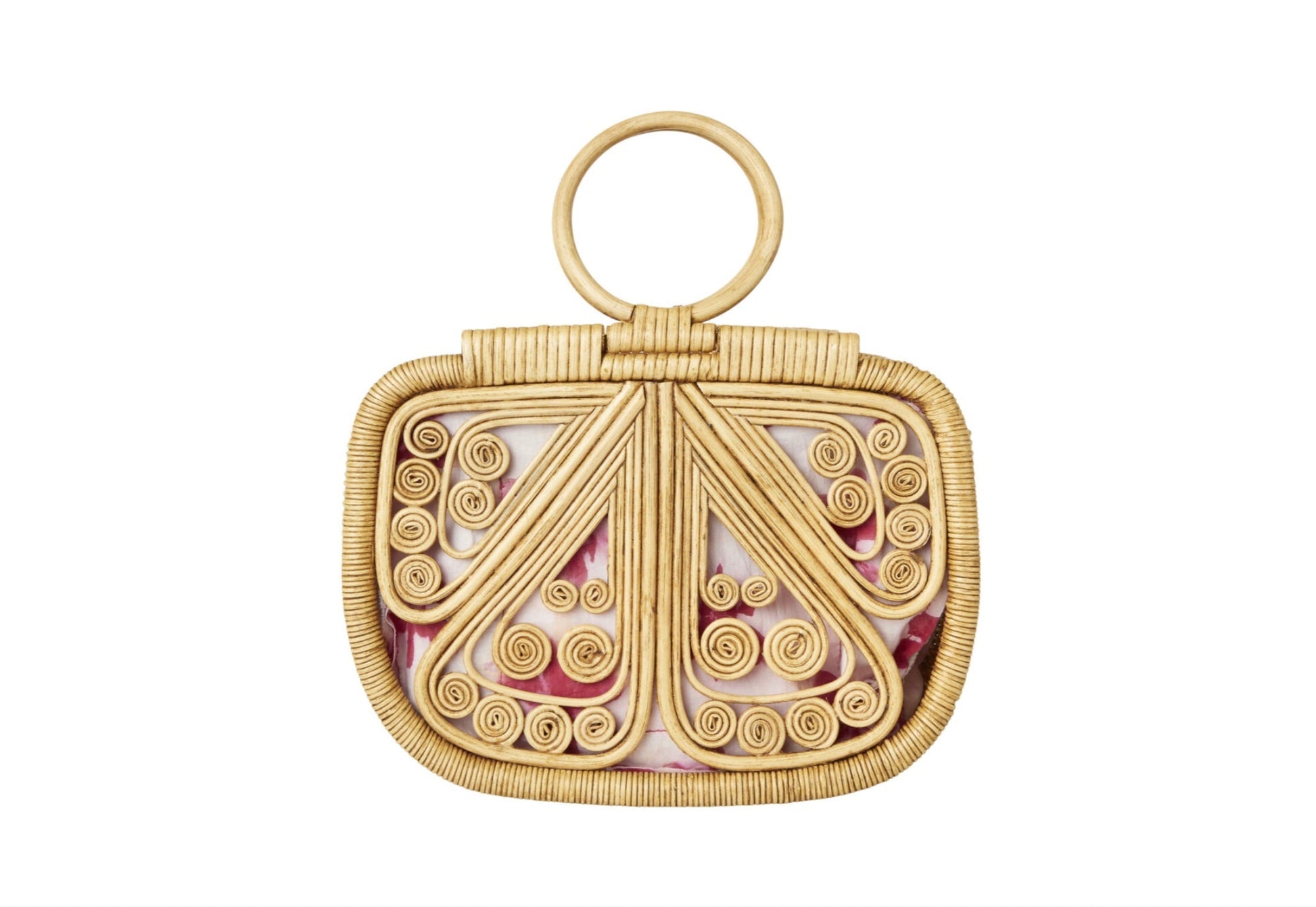 Butterfly Wicker Handbag