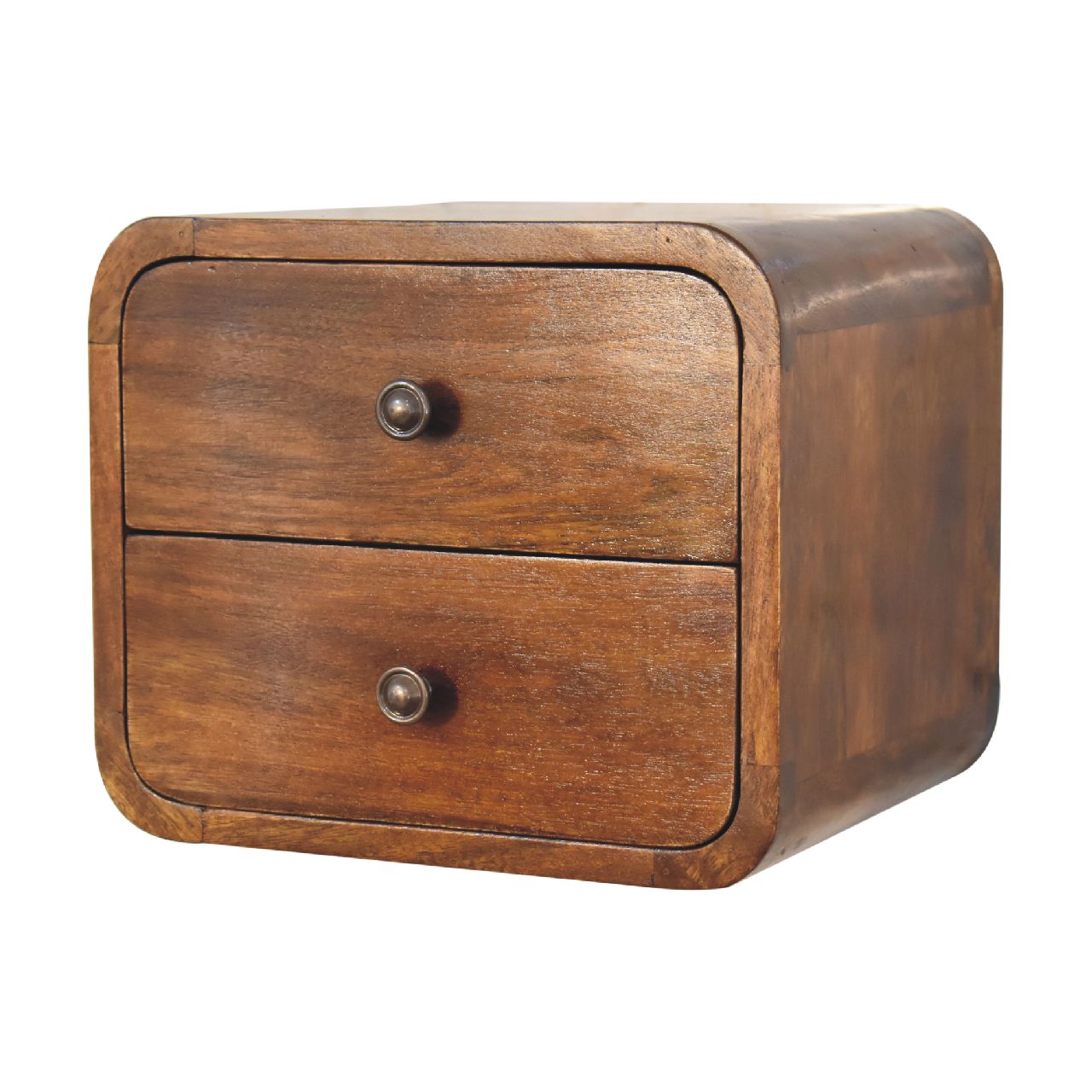 Solid Wood Floating Mini Nightstand