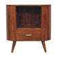 Solid Wood T-Bar Cortez Cabinet