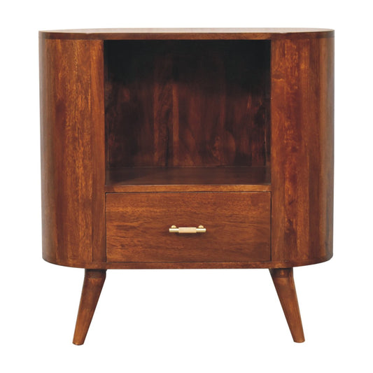 Solid Wood T-Bar Cortez Cabinet