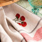 Tomato Hand-Stitched Towel Set