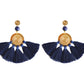 Sol Tassel Earring - Navy