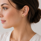 Teardrop Stud Earrings